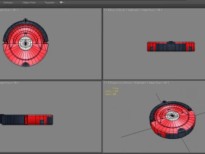cartoon robot vacuum cleaner 3D Model