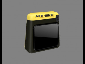 cartoon digital camera - yellow 3Dモデル