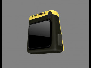 cartoon digital camera - yellow 3Dモデル
