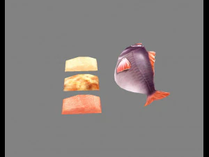 cartoon fish 3D Model