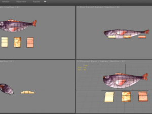 cartoon fish 3D 모델
