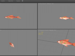 cartoon dishes -braised fish 3D Model