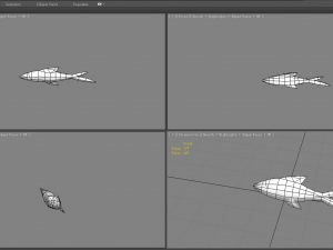 cartoon dishes -braised fish 3D Model