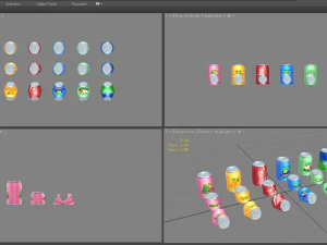 carbonated drinks - cans - coca-cola - soda - recyclable wastes 3D Model