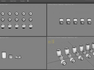 carbonated drinks - cans - coca-cola - soda - recyclable wastes 3D Model