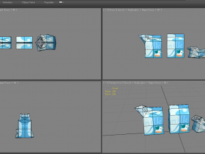 milk and garbage 3D Model