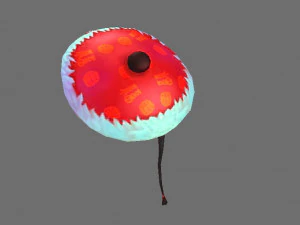 卡通中国新年帽子 3D 模型