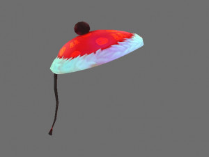 cartoon chinese new year hat 3D 模型