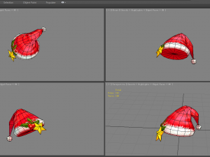 cartoon santa hat 3Dモデル