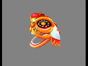 traditional chinese festival -lion dance 3D 模型
