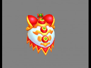 traditional chinese festival -lion dance 3D 模型