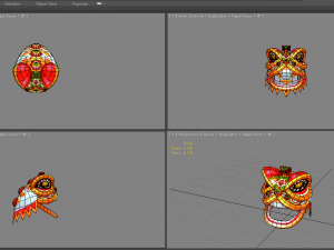 traditional chinese festival -lion dance 3D 模型