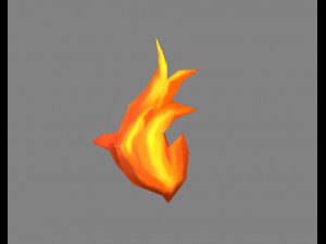 cartoon fire Modèle 3D