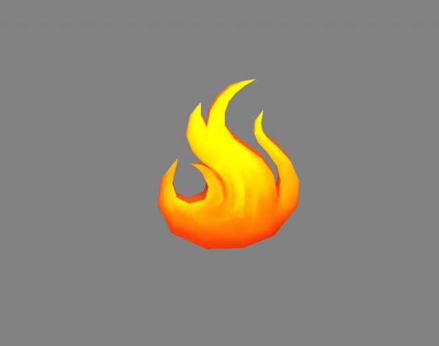 cartoon flame 3D मॉडल .c4d .max .obj .3ds .fbx .stl .blend 
