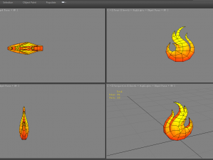 cartoon flame 3D मॉडल
