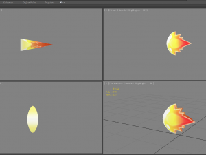 cartoon game skill icon - fire bomb - flame element 3D Model