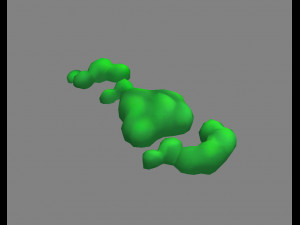 cartoon virus bacillus Modello 3D