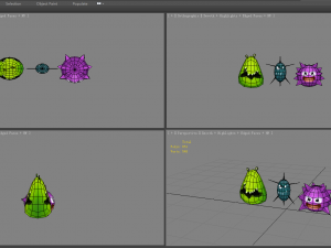 cartoon bacteria - monster 3D Model