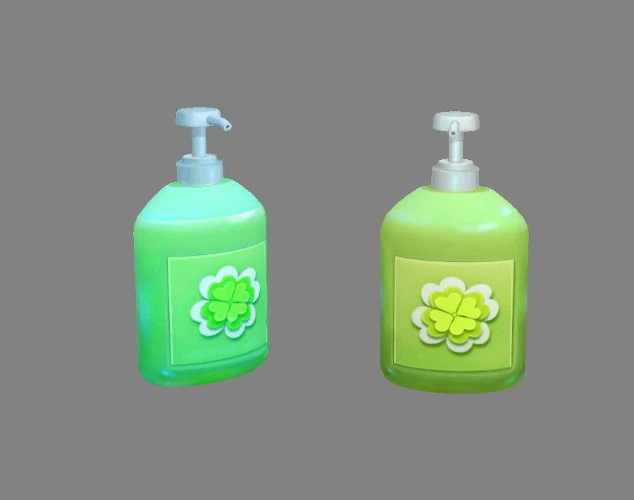 cartoon hand sanitizer 3D Model .c4d .max .obj .3ds .fbx .stl .blend