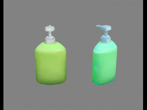 cartoon hand sanitizer 3D Model