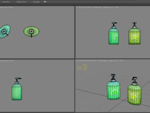 cartoon hand sanitizer 3D Model