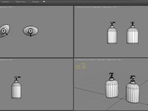 cartoon hand sanitizer 3D Model