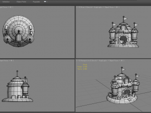 cartoon castle 3D Model