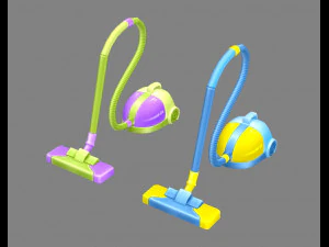 cartoon vacuum cleaner 3D Model