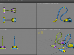 cartoon vacuum cleaner 3D Model