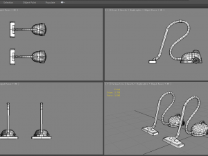 cartoon vacuum cleaner 3D Model