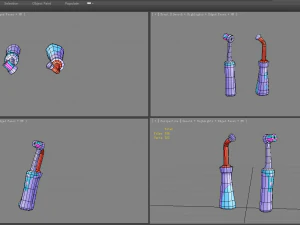 cartoon electric toothbrush 3D Model
