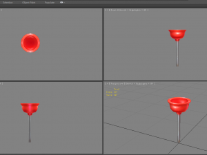 cartoon toilet plunger Modèle 3D