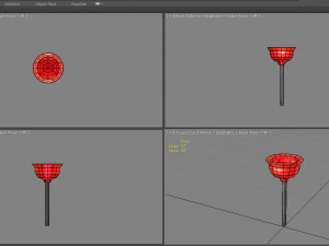 cartoon toilet plunger 3D Model