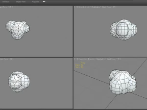 cartoon cloud 3D Model