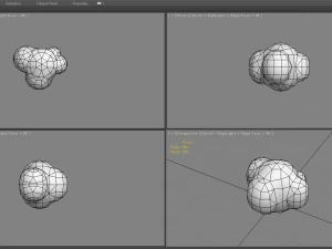 cartoon cloud 3D Model