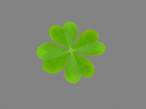Cartoon shamrock 3D मॉडल