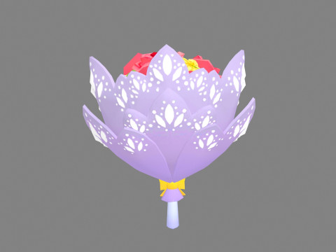 A bouquet of flowers Model 3D