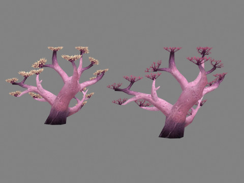 Cartoon coral 3D Model