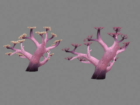 Cartoon coral 3D Model