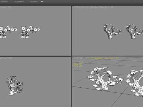 Cartoon coral 3D Model