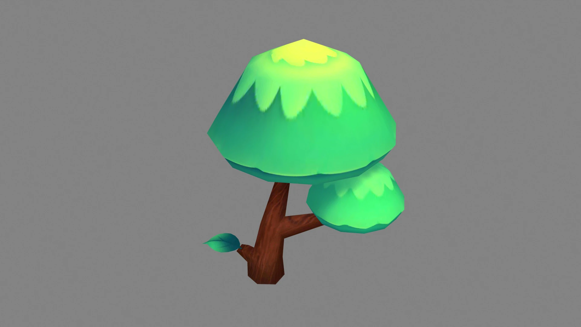 Cartoon small tree 3D Model .c4d .max .obj .3ds .fbx .stl .blend 