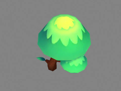 Cartoon small tree 3D Model