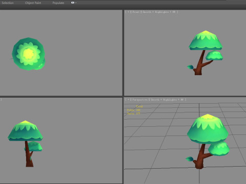 Cartoon small tree Modèle 3D