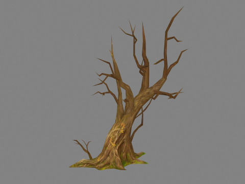 A dead tree - decayed tree - withered tree Modelo 3D