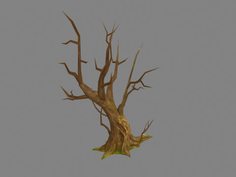 A dead tree - decayed tree - withered tree 3D Model