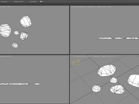 Cartoon runestone - Magic Stone 3D 모델