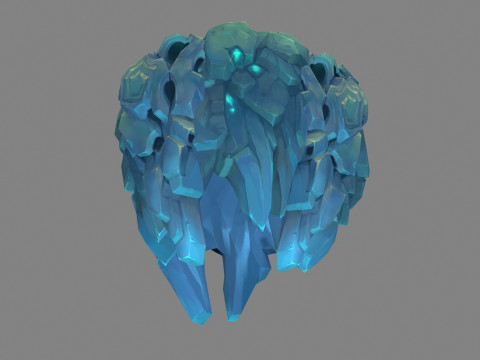 Suspended stone - Floating rock - Magic Stone - Taihu stone 3D Model