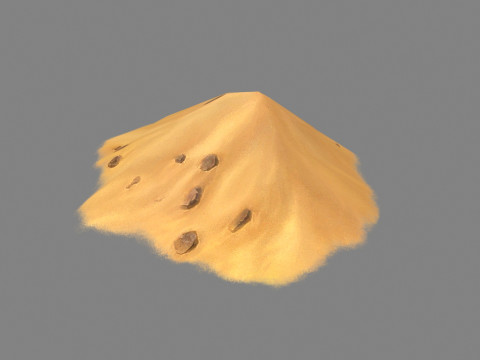Sand dune 3D Model