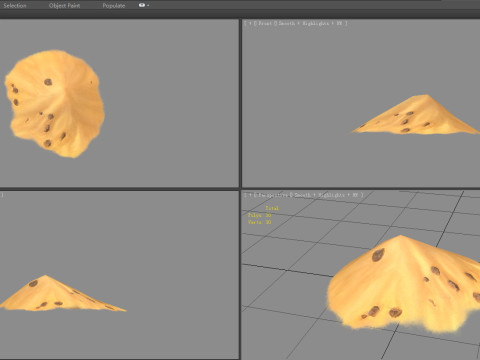 Sand dune 3D Model