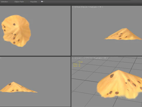 Sand dune 3D Model